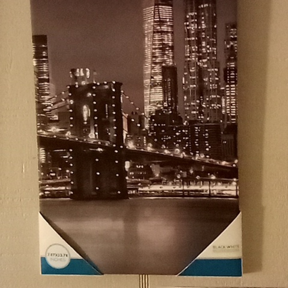 Black and White Cityscape Wall Art